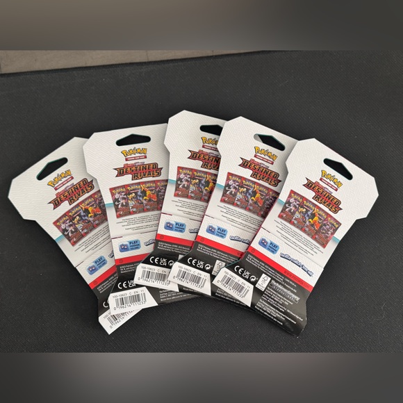 Pokemon Darkness Ablaze Booster Packs - Red and Purple - Picture 2 of 2